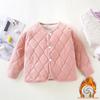 Dreilagige gesteppte Schuljacke für Kinder - Warmer Herbst-/Winter-Baumwollmantel für Jungen und Mädchen