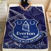 1pz Coperta Flanella Personalizzata Nome Everton FC Fantasia Adatta a Tutte le Stagioni per Arredo Casa Calore e Comfort Regali Regalo Festivo_xia