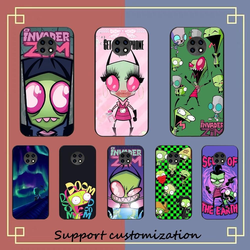 I-Invader Z-Zim Phone Case For Redmi Note 4 X 5 A 6 7 8 T 9 9S 10 11 11S 11Epro Poco M3 Pro