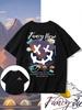 Summer Fashion Heavyweight Retro Men's English Letters 100% Cotton Printed Round Neck High-quality Casual Fitness Street T-shirt