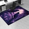 Raven Moonlit Garden Chair Mat Office Carpet, Oversized Rug for Home Decor, Sofa Mat, Desk Pad Gift,