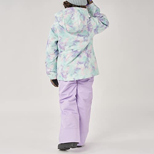 Ocean Pacific Tie-Dye Ski and Snowwear Set (Top and Bottoms), Kids, Mint, Size L (543853)