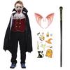 Angenster Halloween Costume Set for Set of Vampire Popular and Perfect for and Available In 3 Sizes Boys, 6-Piece Costumes, Funny, Christmas, Events,