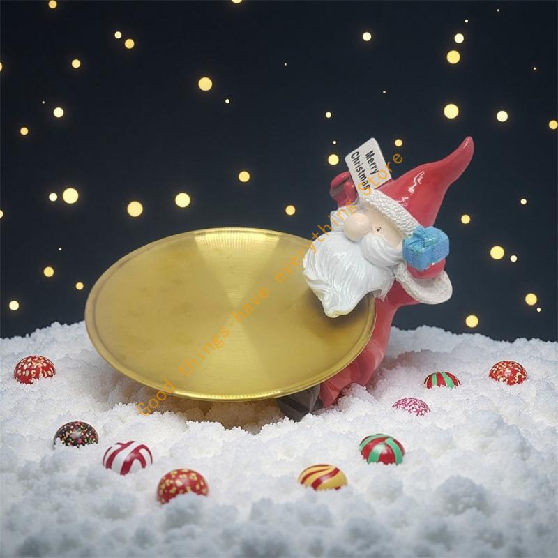 Santa Clauses Statue Christmas Decorative Figurines for Holiday Party Home Decors Christmas Figurine Figure Decorations 55KF