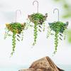 Metallparaply Hängande Planterare Paraplyformad Räcke Blomkruka Gårdsväggmonterad Planterare för Trädgård uteplats Veranda Fönsterbräda Dekor