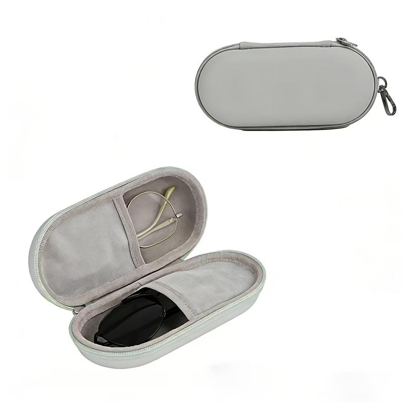 Portable Dual Glasses Storage Box, Sturdy Hard Shell Double Eyeglasses Case, Minimalist Shockproof Sunglasses Holder