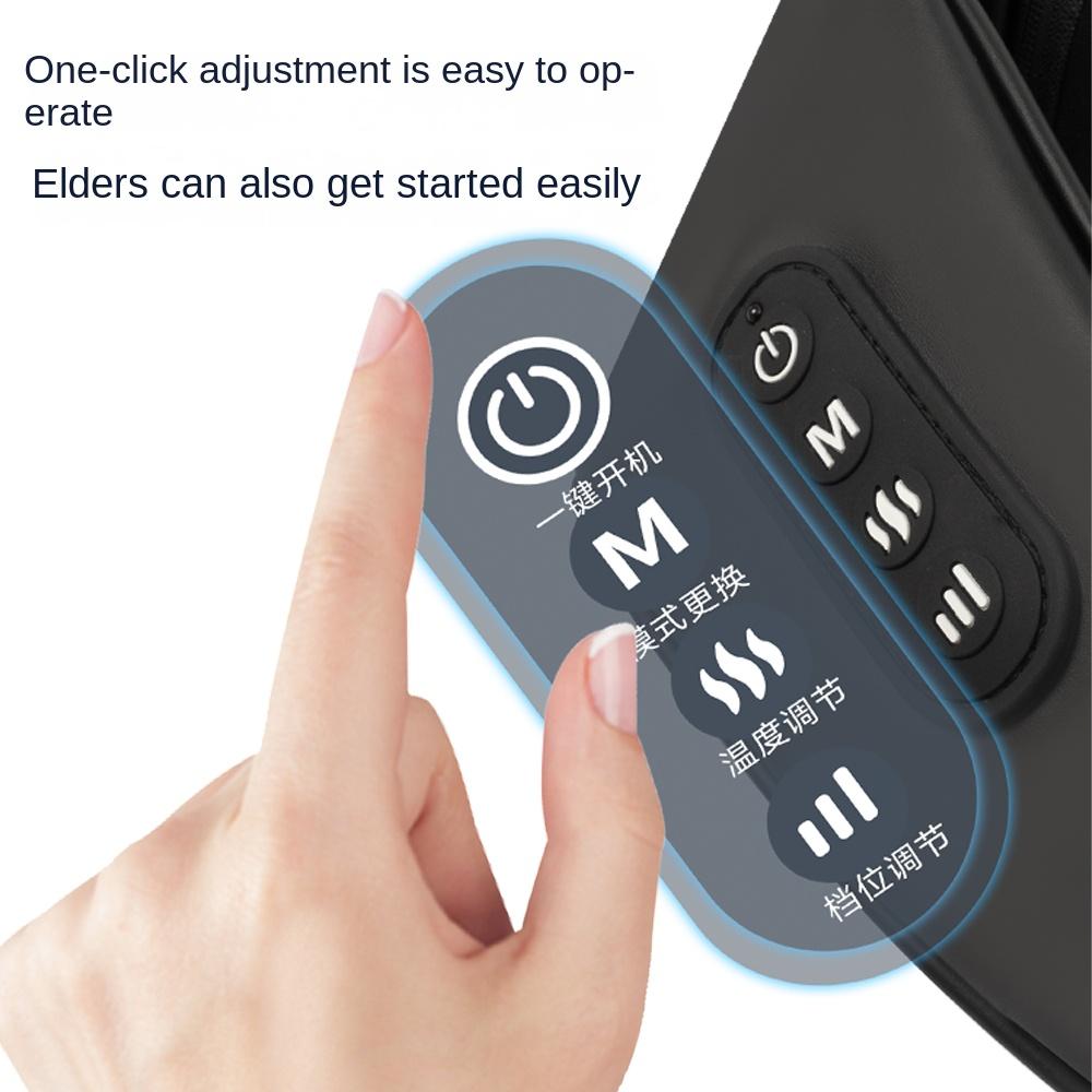 Electric Cervical Massager Convenient Kneading Trapezius Finger Compression Neck Back Shoulder Massager Relieves Neck Pain
