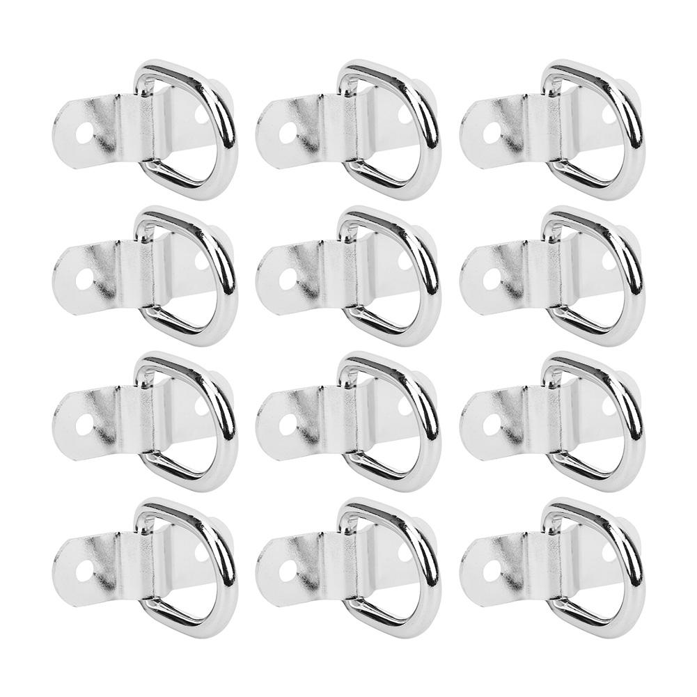 Car Trailer Tie Down D Ring Secure Lashing Towing Anchor Hooks for Trucks RvV Campers Van Atv Suv Boat