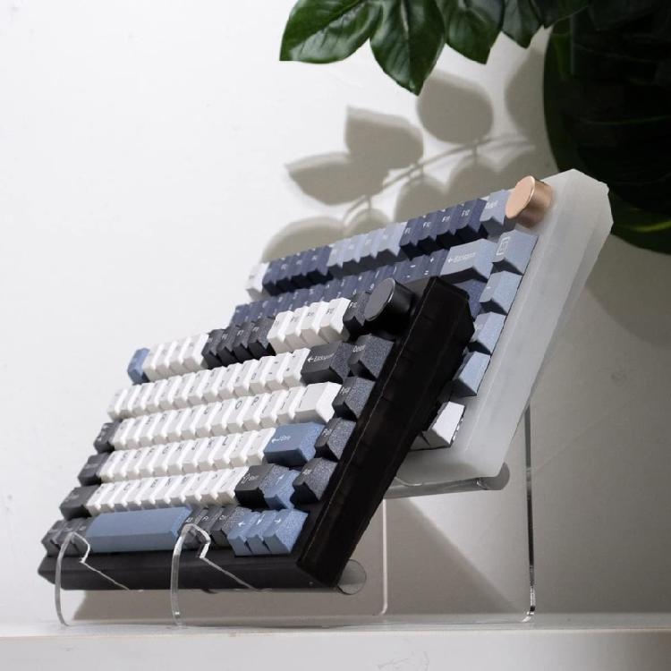 Mechanical Keyboard Display Holder, Desktop Clear Keyboard Rack Computer Keyboard Storage Shelf Storage Holder