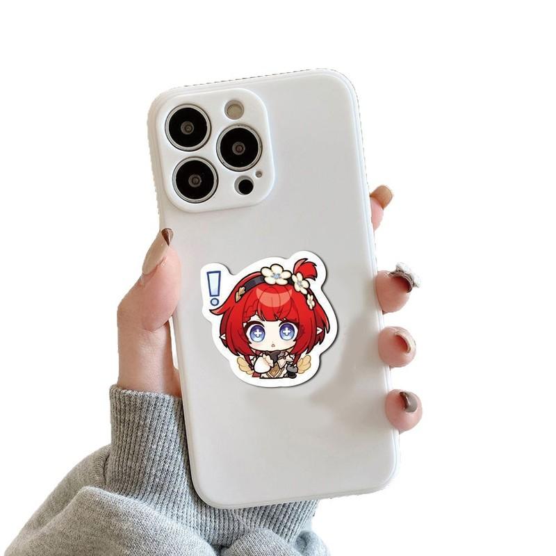 100/200pcs Honkai: Star Rail Sticker Kiana Kaslana March 7th Cartoon Q Cute Diy Cartoon Mobile Phone Case Luggage Sticker Presents
