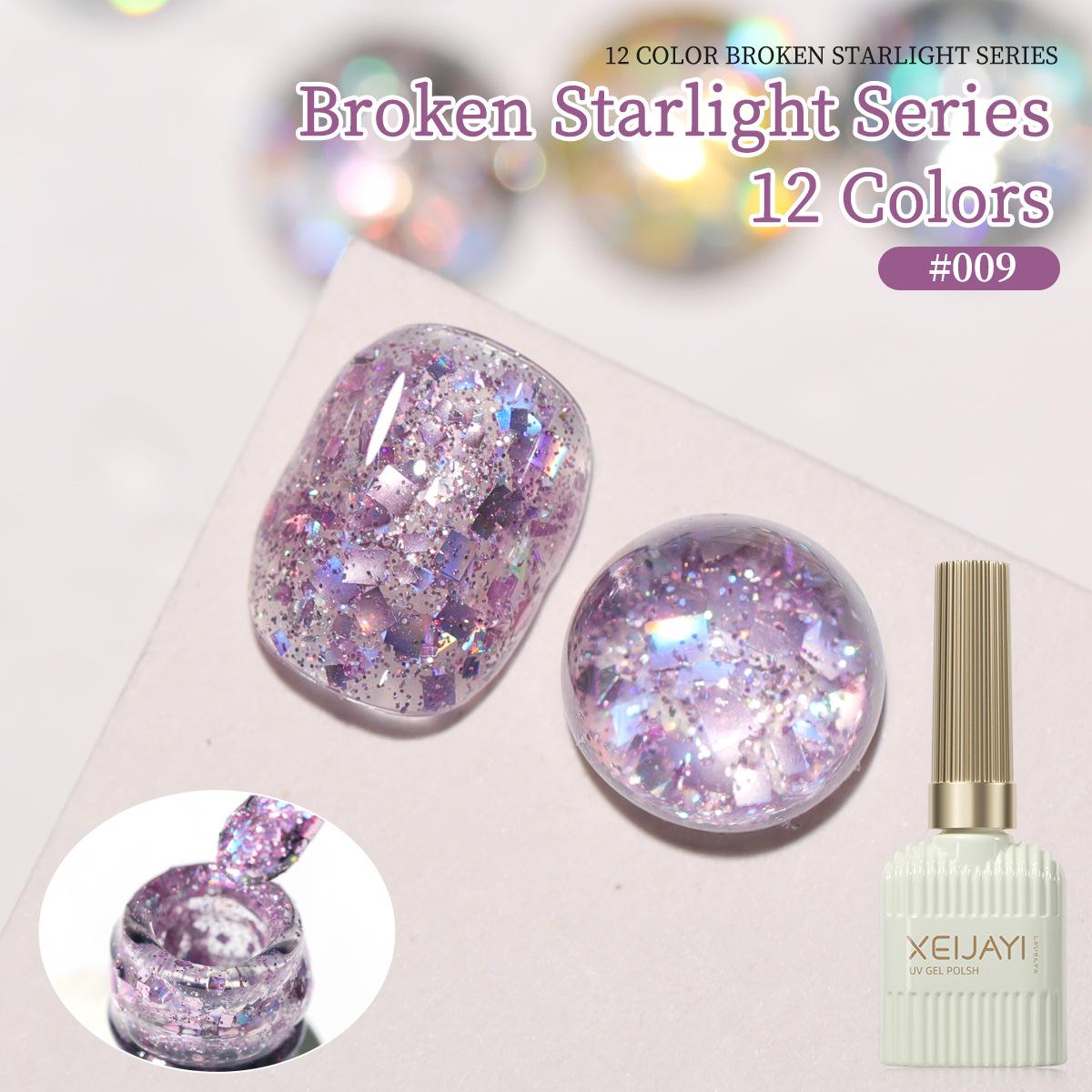 

Набор гель-лаков с глиттером Broken Starlight 2025 - Универсальная, популярная коллекция для нейл-арта