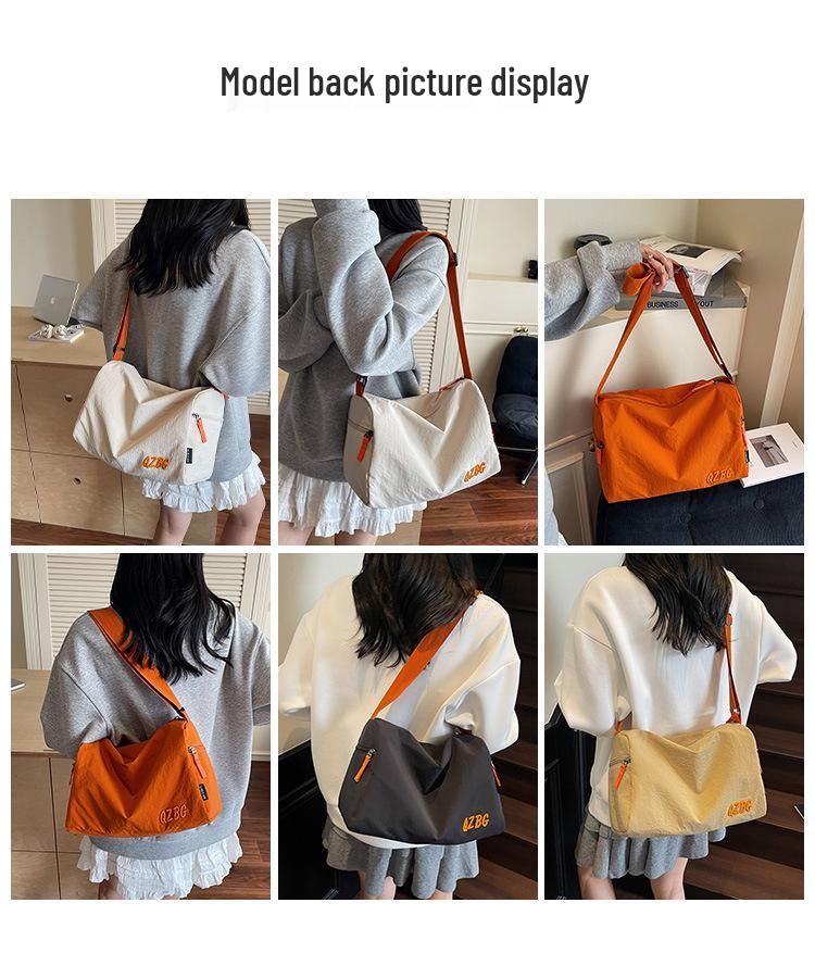 Women's Versatile Large Capacity Crossbody Shoulder Bag for Commuting, Yoga, Sports, and Travel