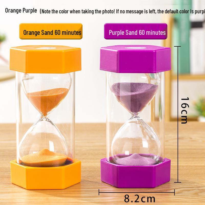 45-Minute Drop-Proof Hourglass Timer for Kids - Toothbrushing and Time Management Tool