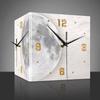 Creative Corner Wall Clock Living Room Large Led Clocks Luminous Wall Art Double-Sided Silent Watches Decoration for Bedroom
