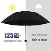 24-Rib Automatic Folding Umbrella: High-End, Large, UV Protection for All Weather