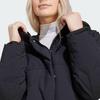 adidas Sportswear Big Baffle Coat Long Down Jacket Water Repellent Loose Fit Black Women IK3159