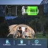 LED Camping Light Retractable Tripod Light Portable 10800mAh Rechargeable Work Lamp with Rotatable