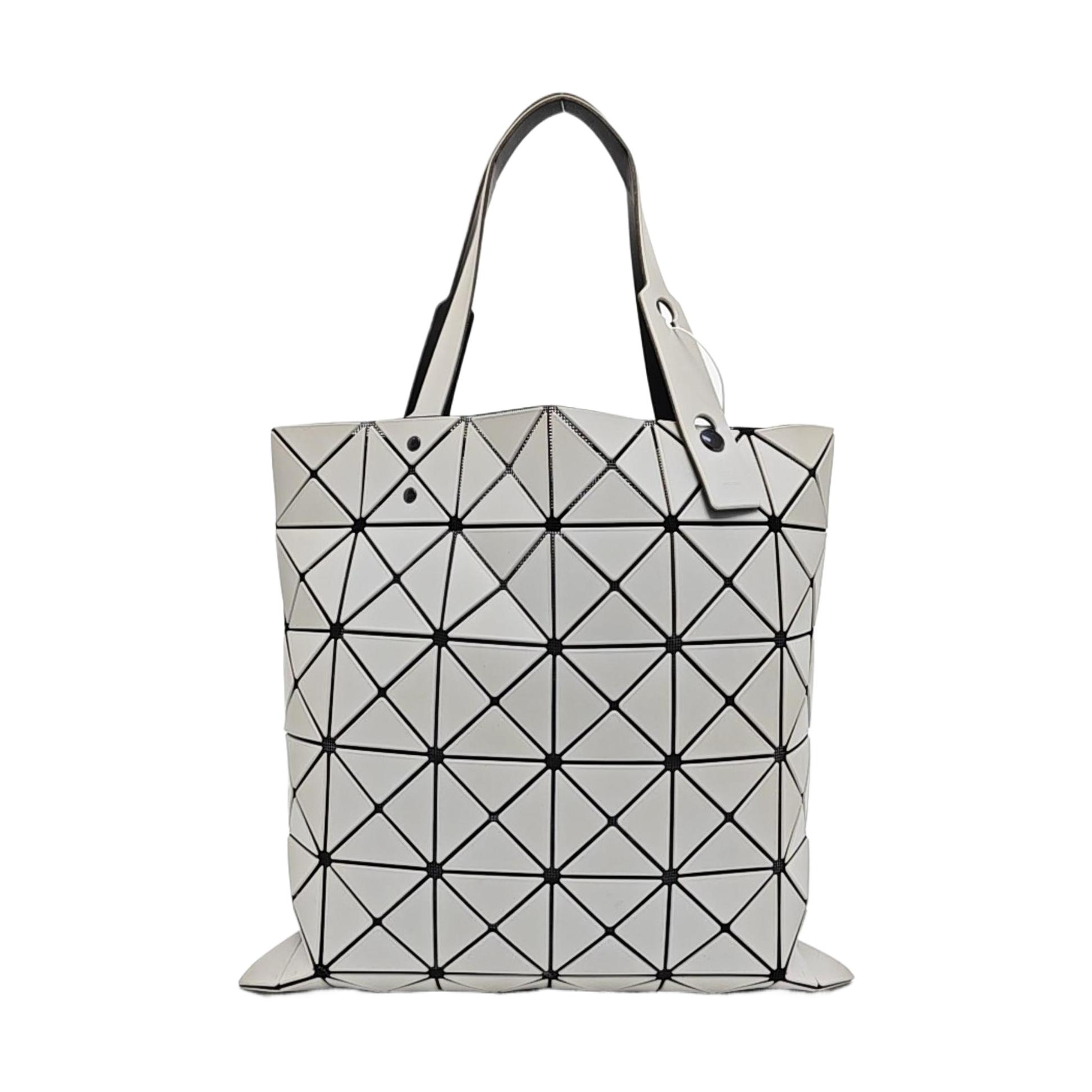 [Pre-Owned] Lucent White Special Material Geometric Tote Bag - Very Good #Y4K1LJ ONE SIZE