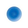 Coupe Plate, 16.5cm, Orridge, Microwave and Dishwasher Safe, Single Plate, Blue, Fine Porcelain (Premium White), 10-589J/94912