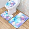 Bathroom Floor Mat Bathroom Mat Toilet Three-Piece Set