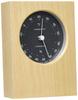 Duo PTH10-23 GY Analog Thermo-Hygrometer with Natural Wood Grain, Gray