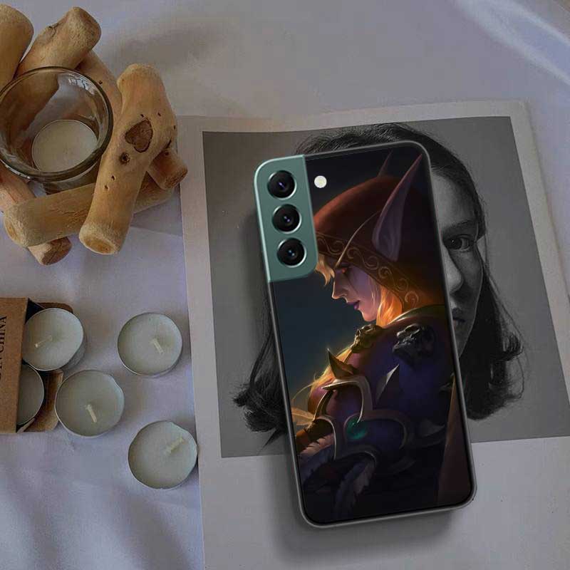 W-World Of W-Warcraft Elf Phone Case For Samsung Galaxy S22 S25 Ultra S21 S10 Plus S26 Edge S20 S23 S24 FE Cover Silicone So