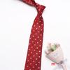 Business Dress Suit Tie Men'S Polyester Red Wedding Tie