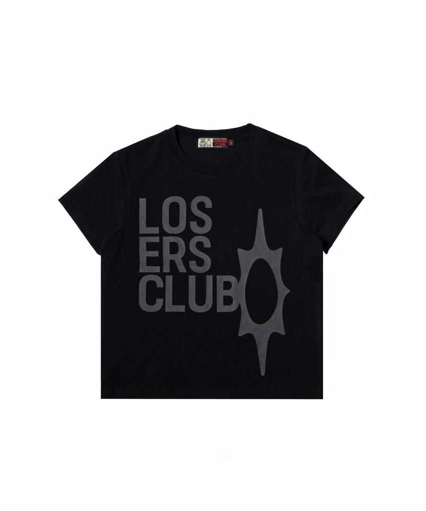 Lujeoseukeulleob Logo Short Sleeve T-Shirt Women'S Fit Black
