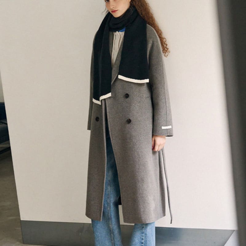 DRAWFIT WOMEN Line Flare Golji Knit Muffler [4 COLORS]