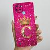 For Realme C21Y C25Y Phone Case Crown Letters Soft Liquid Silicone Protective Back Cover For Realme C21 C15 C 21 C 25 Y Fundas