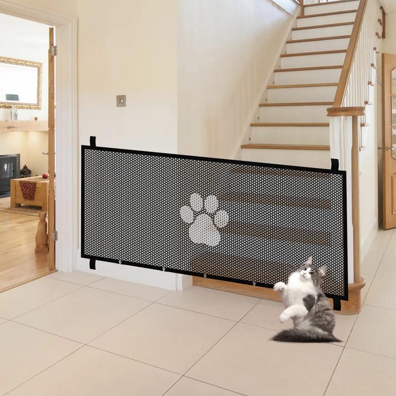 Dogs Screen Mesh Gate for Doorways Stairways Pet Gate for The House Providing a Safe Enclosure for Pets to Play and Rest