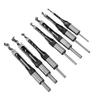 7PCS Square Hole Mortising Drill Bits Woodworking Square Hole Saw Bit Set 1 4 5 16 3 8 7 16 1 2 9 16 5 8 Inch