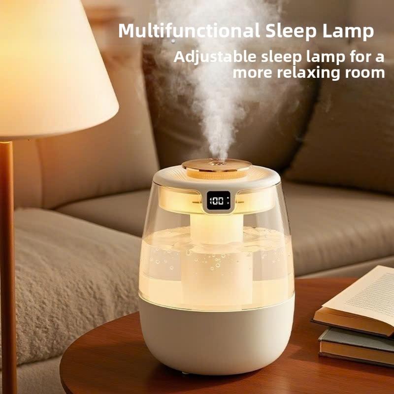 Desktop Tabletop Humidifier Ultra Silent Operation Dual Nozzles Air Diffuser for Bedroom Nursery Living Room