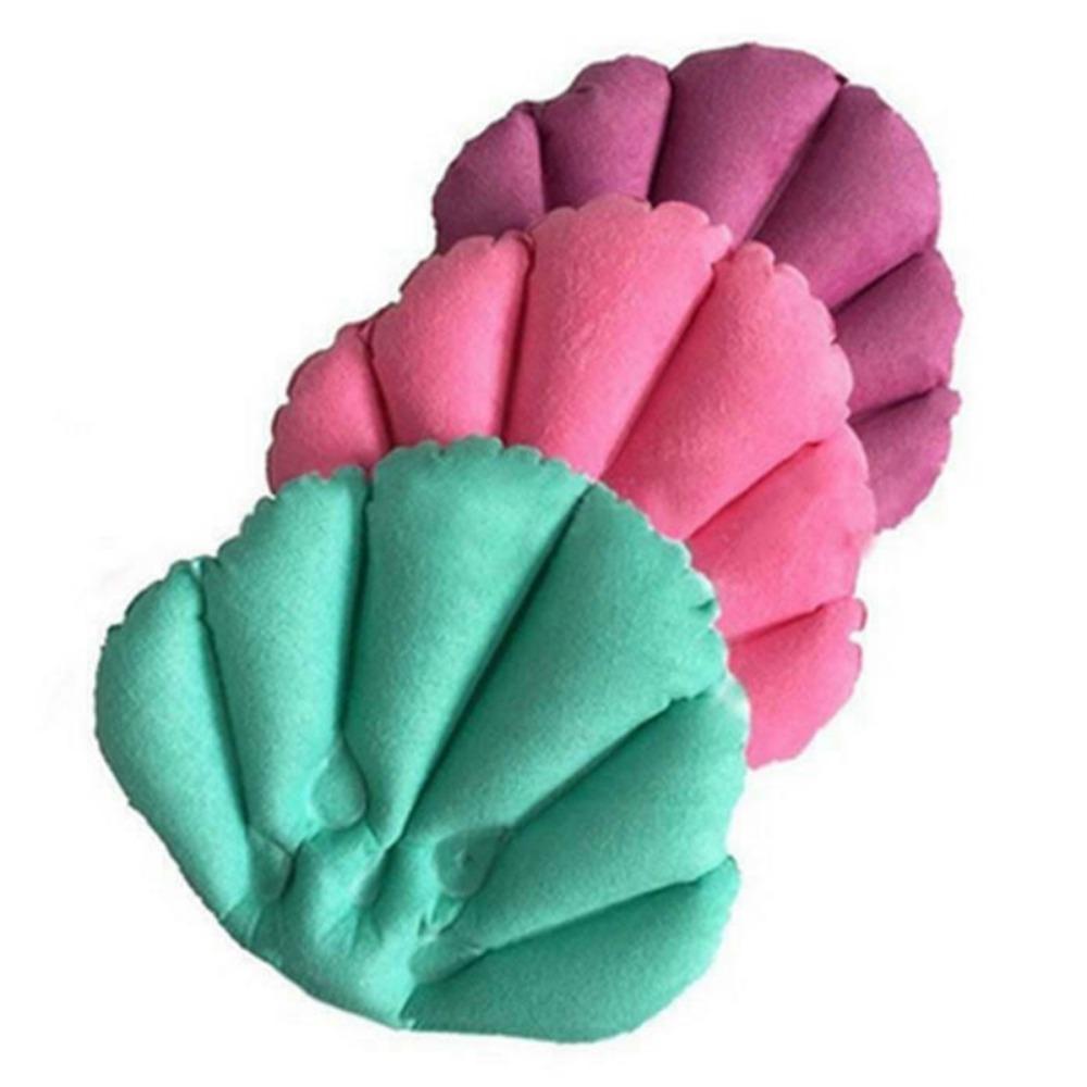 

2Pcs Portable Bathtub Pillow Removable Fan-shaped Inflatable Cushion Bathroom 2Pcs-Random