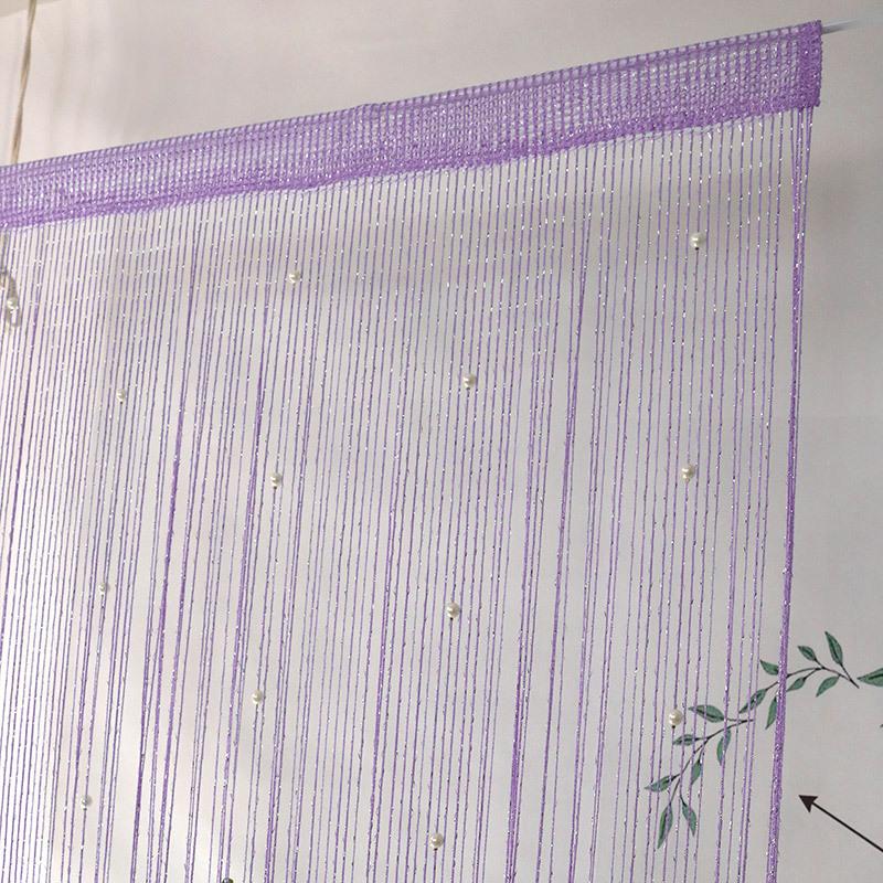 Beaded Curtain Door String Curtains for Doorway Tassels Beads Hanging Fringe Hippie Room Divider Window Hallway Entrance Wall Closet