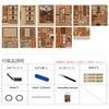 CRESYMME Miniature House Dollhouse Book Nook Kit, Wooden DIY 3D Hobby Handmade (Fossil Museum)