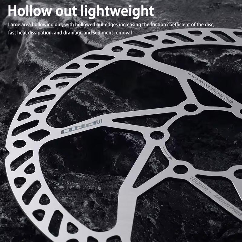 IIIPRO 140mm 160mm Bicycle Disc Brake Rotor 6 Bolts Bike Hydraulic Brake Discs High Strength Mountain Bike Rotors