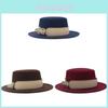 Wollfilz-Barett für Damen und Herren mit Sonnenschutz, atmungsaktiv, wasserdicht, stilvolles Modeaccessoire für Frühling und Sommer