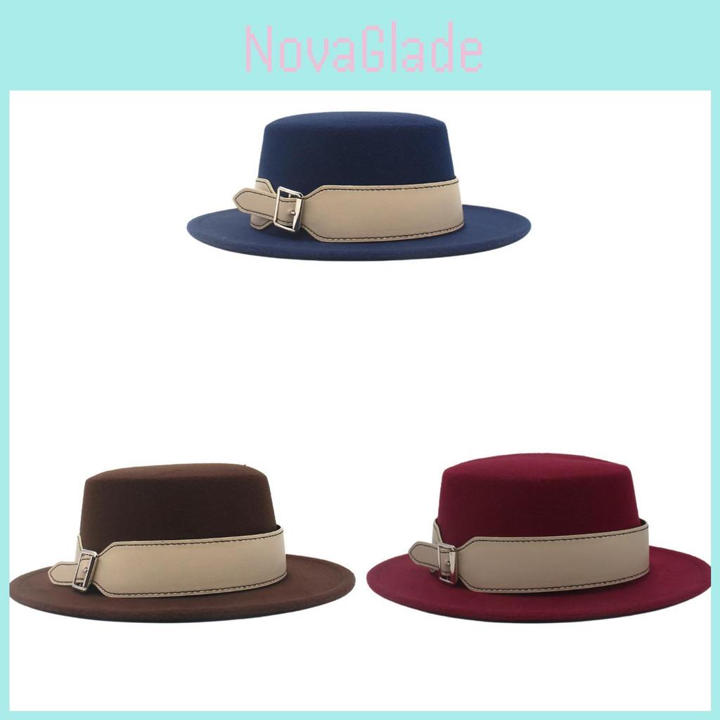 Wollfilz-Barett für Damen und Herren mit Sonnenschutz, atmungsaktiv, wasserdicht, stilvolles Modeaccessoire für Frühling und Sommer