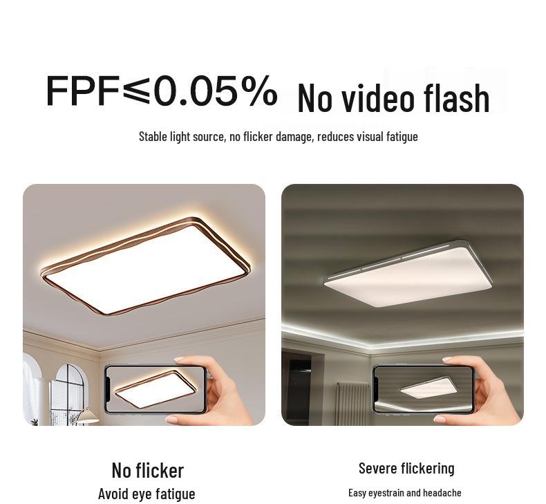 Minimalist Full Spectrum LED Ceiling Light for Living Room, Hall, Bedroom (Zhongshan Lighting)