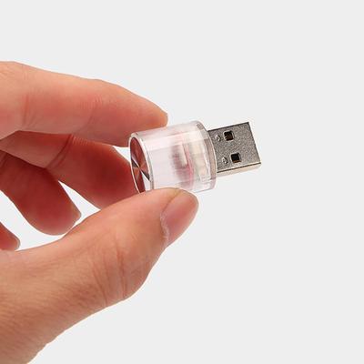 Auto Ambientní světlo Měkké světlo Dekorativní mini auto Interiérové ​​USB LED Atmosférické světlo do auta