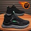 Mens Warm Fleece Thick Sole Durable Casual Sports Dad Shoes