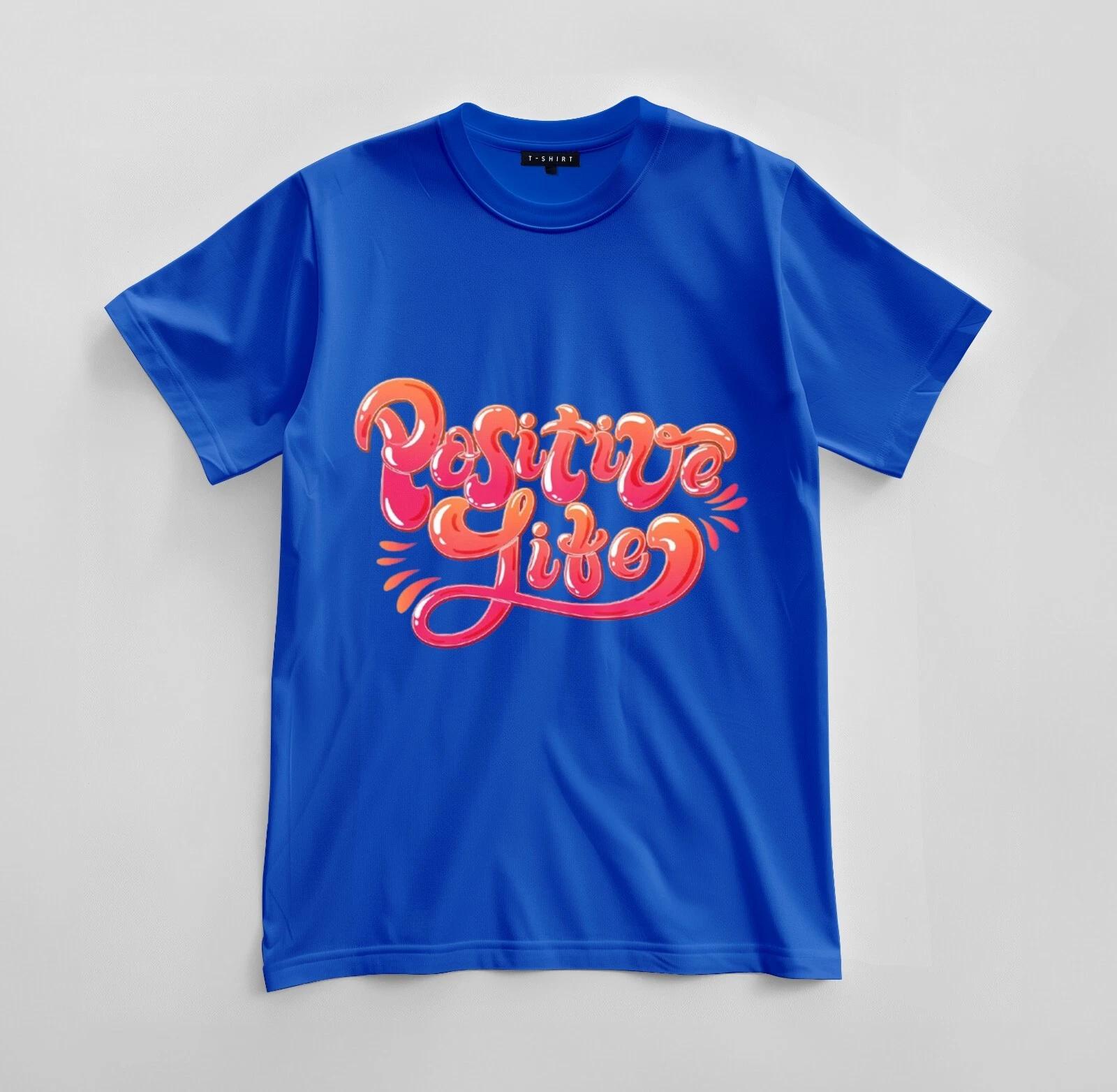 

Custom Positive Life Graphic T-shirt Design Unisex Jersey Short Sleeve Tee S