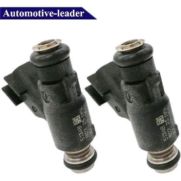 2Pcs 27709-06A Fuel Injectors 6 Holes Engine 2770906A Original Equipment Compatible for Harley Davidson Dyna Motorcycle 275CC Engine 25 Degree