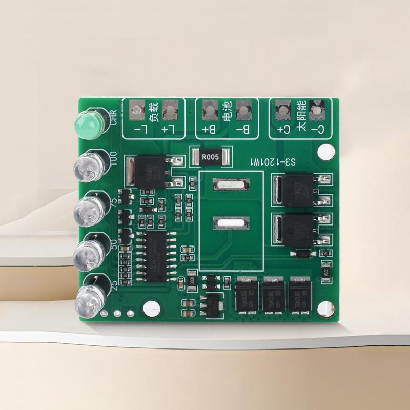 12V 12A MPPT Solární Regulátor Nabíjení Modul Pro 3S Li-ion A 4S LiFePO4 Baterie S Ochranným Obvodem Proti Přebití