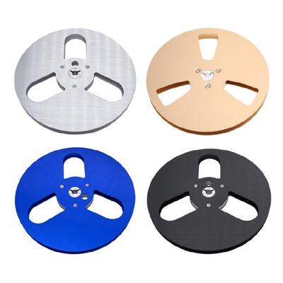 7" x 1/4" Leere Bandspule Aufwickelspule- Spulenspule Kleiner Naben- Bandroller Aluminium-