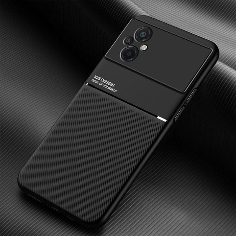 Magnetic Phone Case For Poco M5 Matte Soft Silicone Frame Cover For Xiaomi Poco M5 M 5 5M PocoM5 Shockproof Shell Coque 6.58in