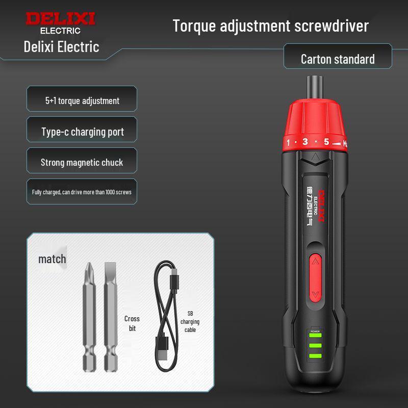 Delixi Multifunktions-Elektroschrauber & Mini-Lithiumbohrer für den Heimgebrauch
