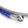 110cm/43" M10 Brake Oil Hose Line Banjo Fitting Stainless Steel End