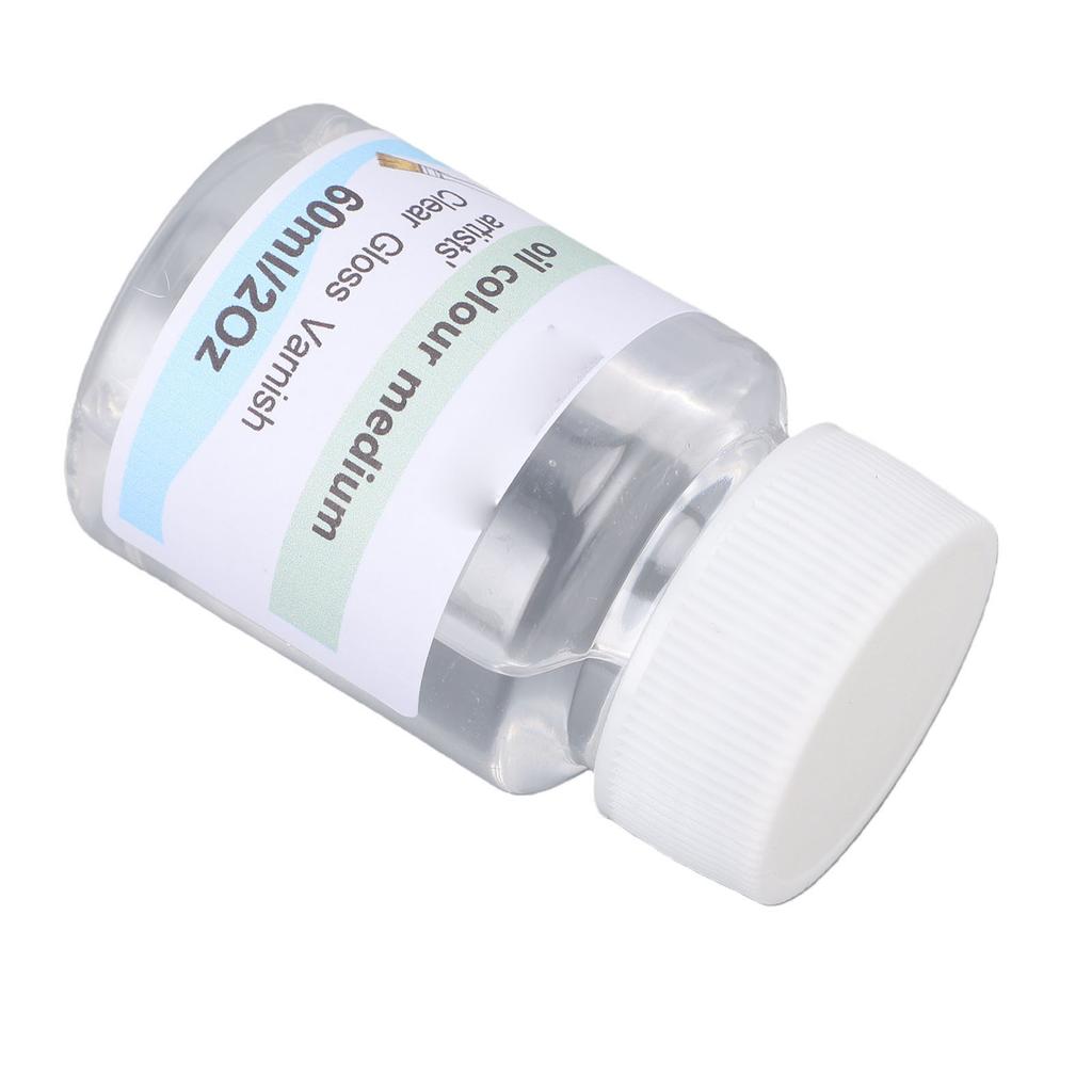 60ML High Gloss Varnish Clear Protective Varnish Prevent Oil Painting From Dust and Scratches